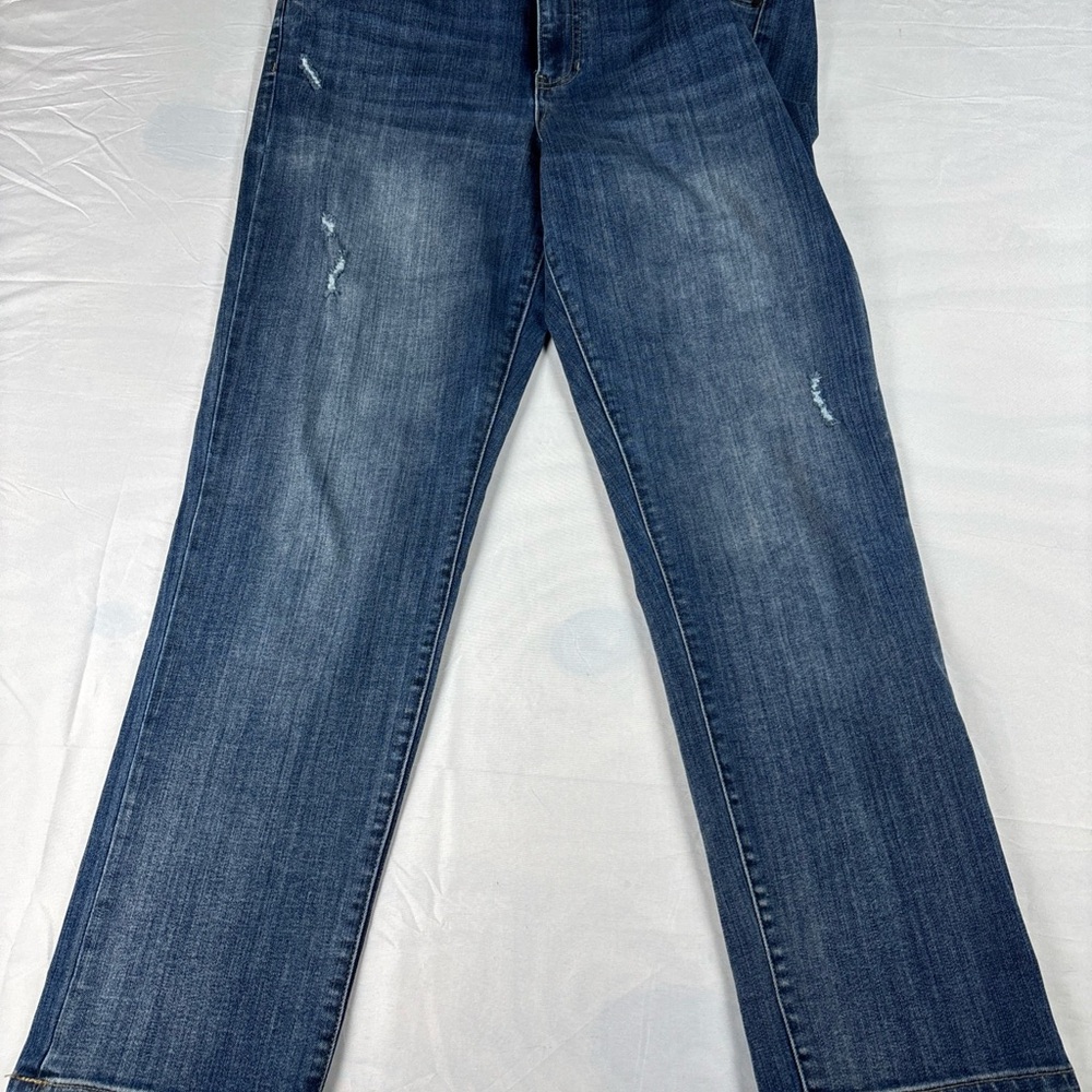 Liverpool of Los Angeles Women’s Classic Straight-Leg Dark Wash Jeans 12/31